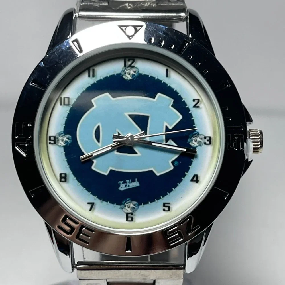 North Carolina Tar Heels NCAA Stainless Steel Men's Watch NEW!!